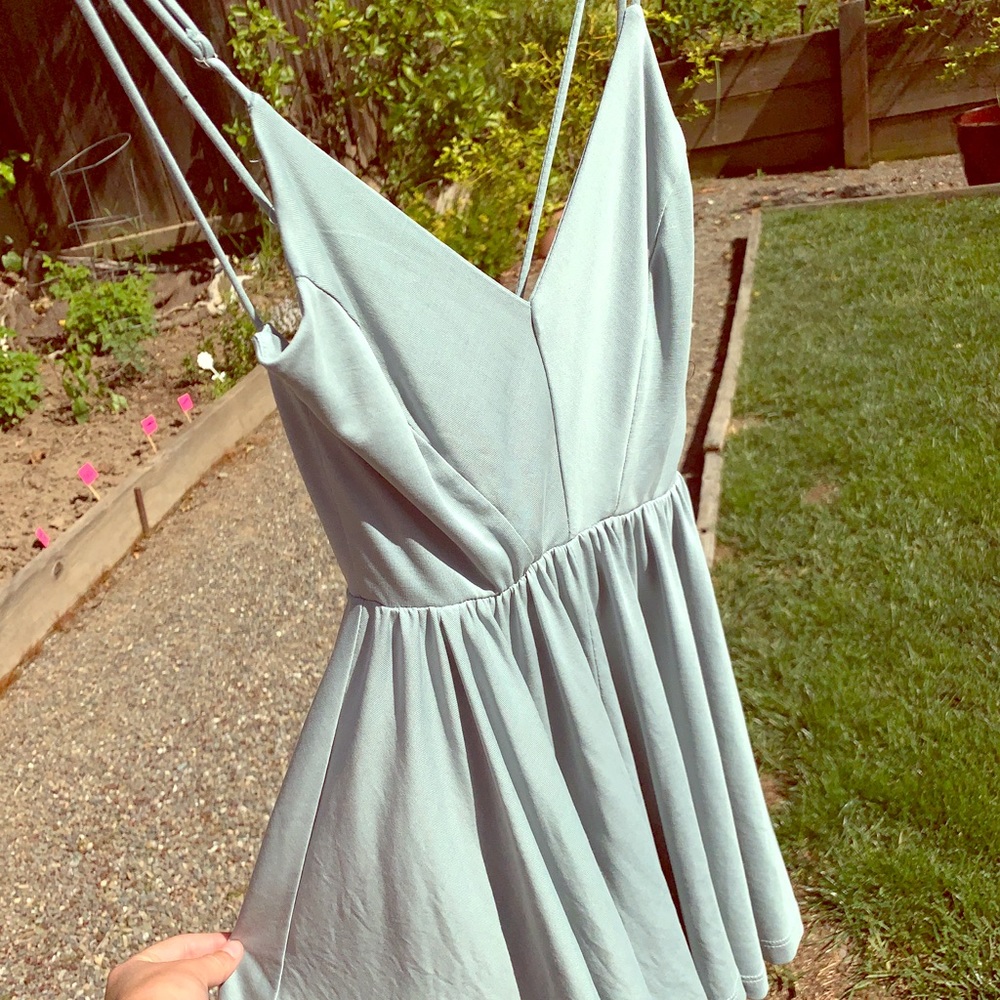 Urban Outfitters blue romper